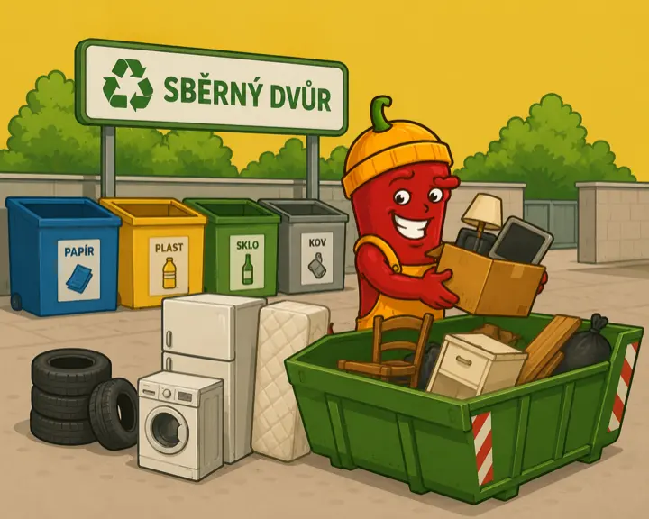 Odvoz do sběrného dvora